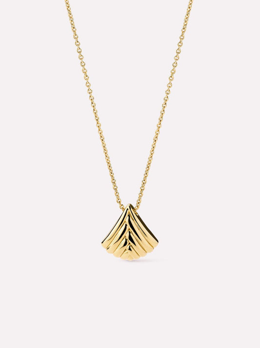 Gold Pendant Necklace - Elsie