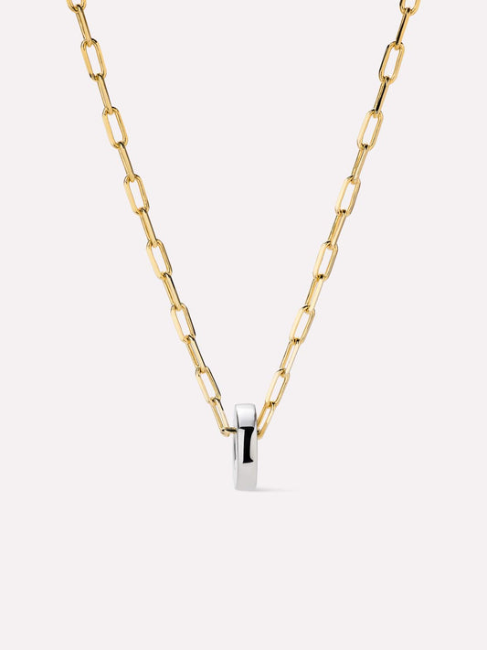 Gold Pendant - Jasper