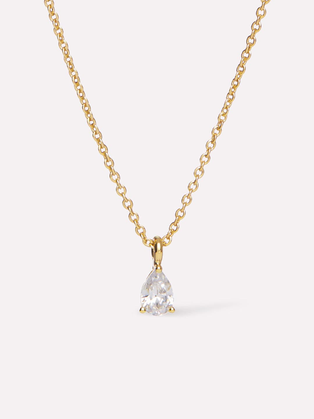 Delicate Solitaire Pendant - Elise Pendant